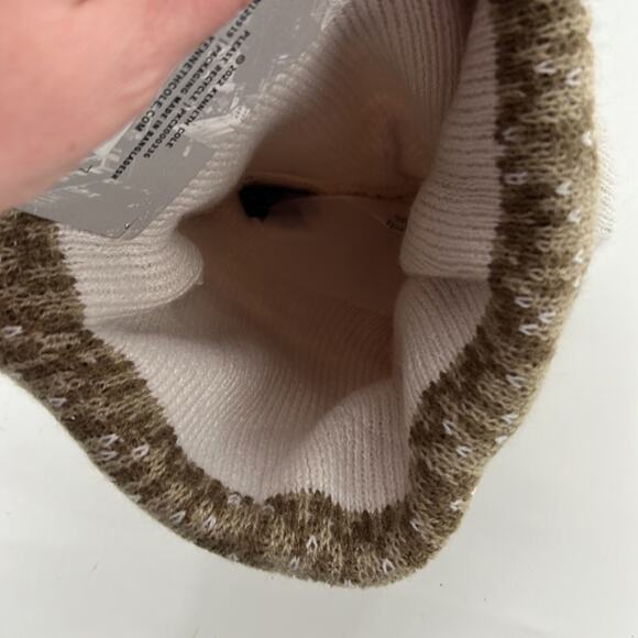 Reaction Kenneth Cole Ombre Intarsia Beanie - Khaki - One Size - New with tags - Picture 4 of 5